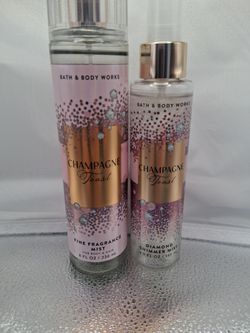 Bath & Body Works “Champagne Toast” – Full‑Size Mist + Diamond Shimmer Mist (Set)