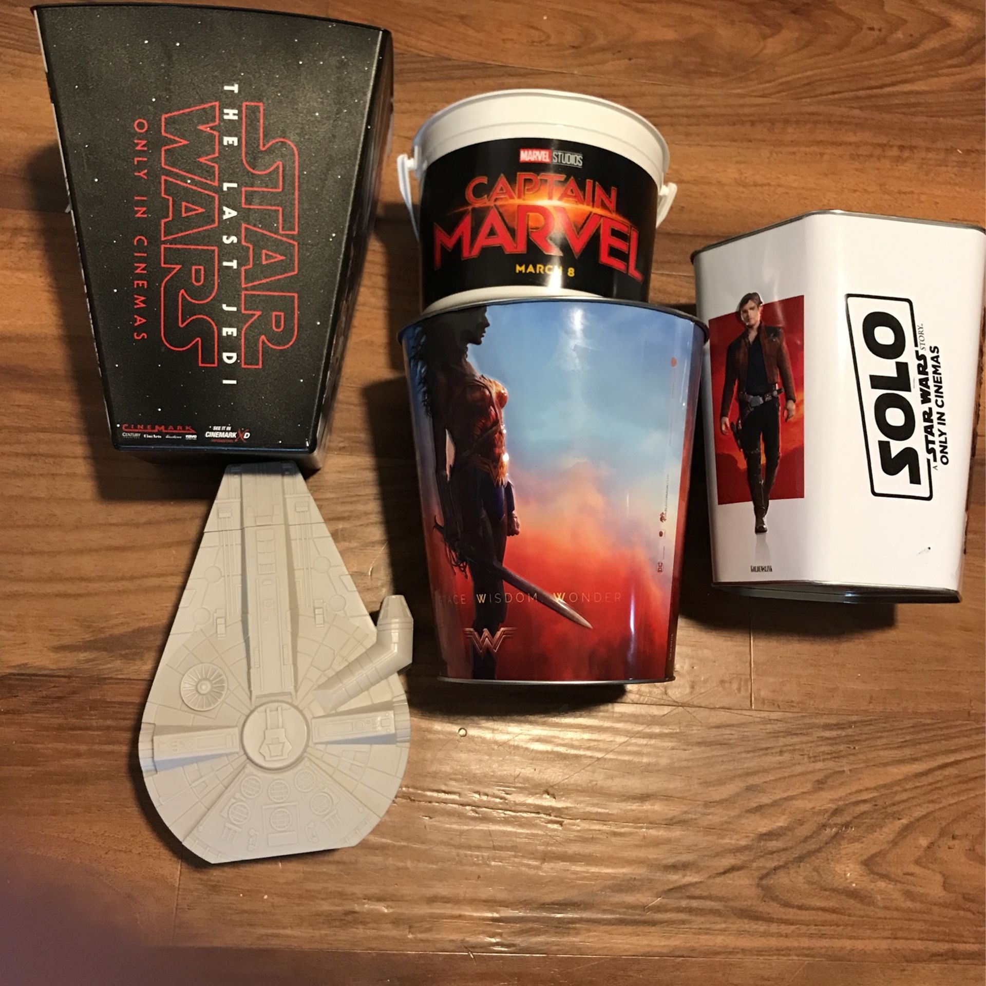 Disney Star Wars And Marvel Popcorn Buckets