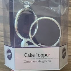 Bridal Rings Wedding Cake Topper