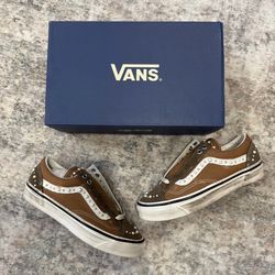 Vans Pearlized Cocoa Brown size 9