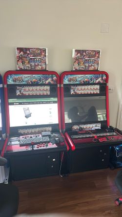 2 Chewlix sit down arcade cabinets