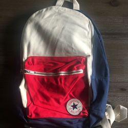 New Converse All star back pack blue red bone