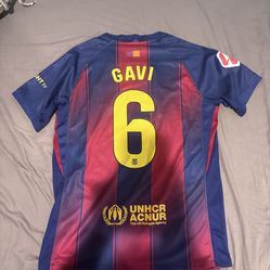 Barcelona Jersey Gavi #6