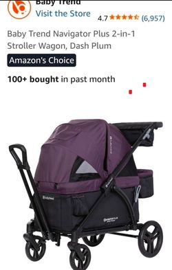 Wagon stroller ( plum color)
