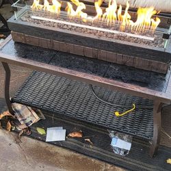 New Propane Table Top Fire Pit With Table Tank Included Firm Price 
