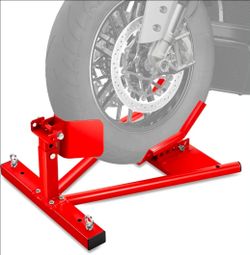 Motorcycle Wheel Chock Stand Support