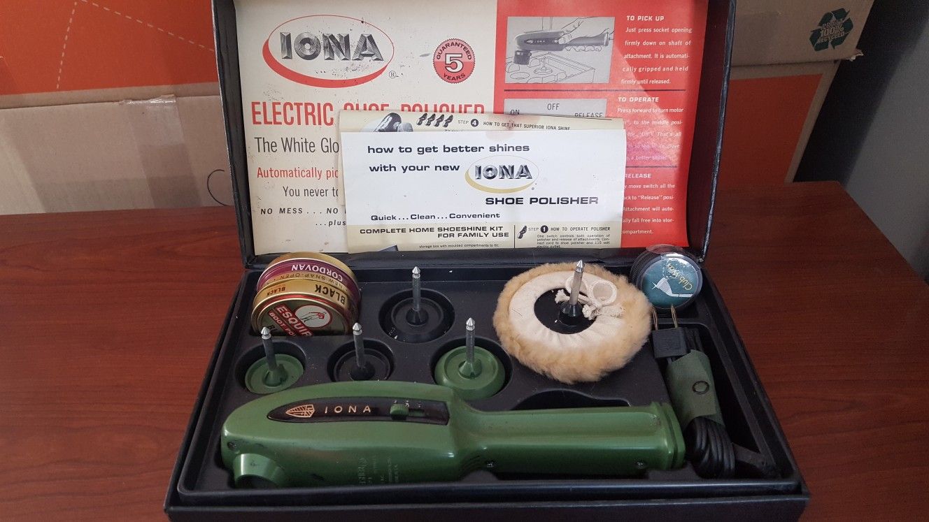 VINTAGE IONA ELECTRIC SHOE POLISHER