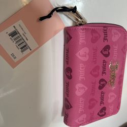 juicy couture large double zipper wallet-NWT!!