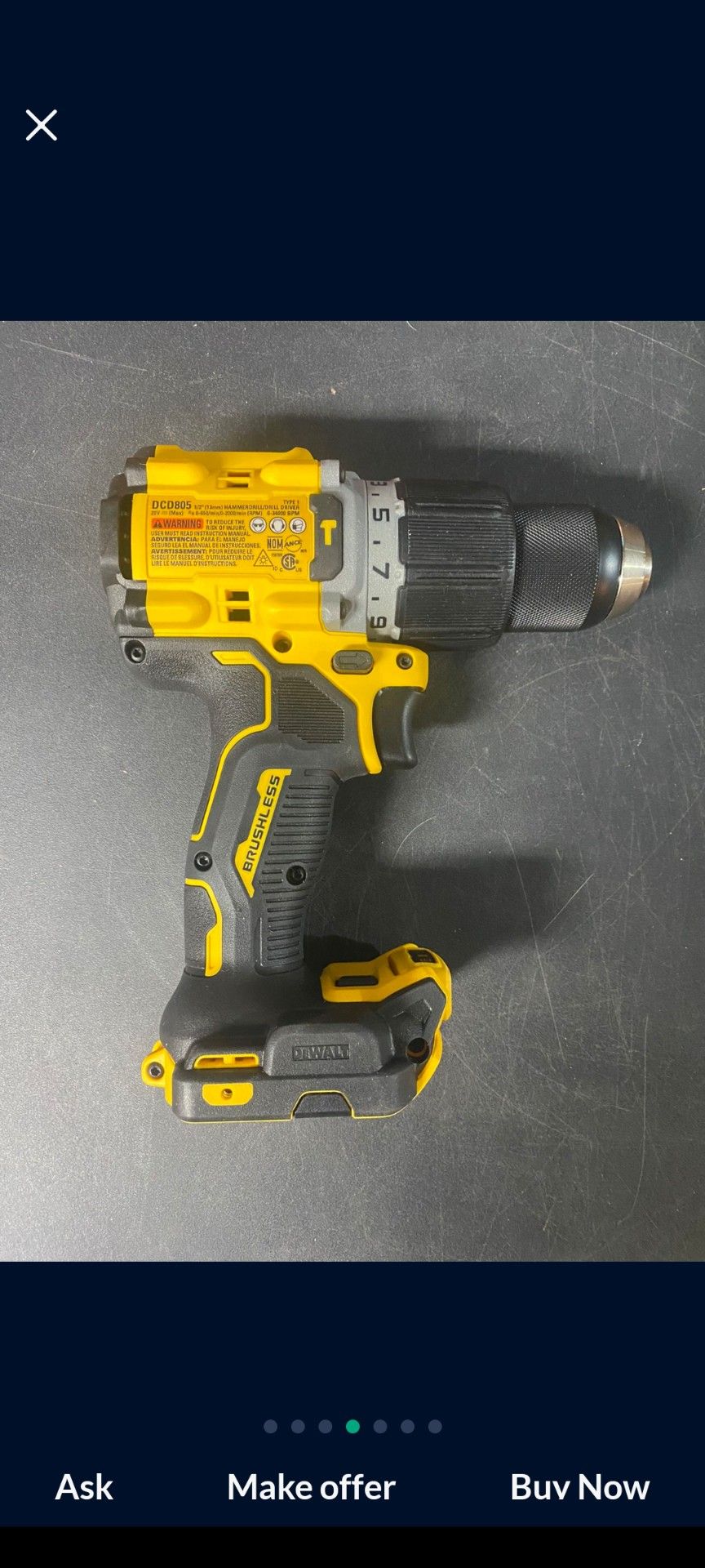 DeWalt Hammer Drill DCD805