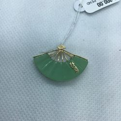Jade Fan Pendant