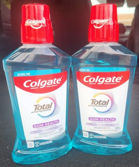 (2) Colgate Total Mouthwash, 16.9 oz each