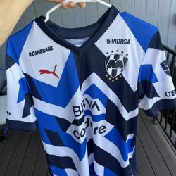 Men’s CF Monterrey Puma 2023-2024 Authentic Jersey Size M