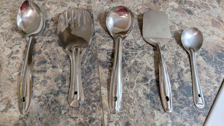 Stainless Steel Kitchen Utensil Set – 5 Pieces