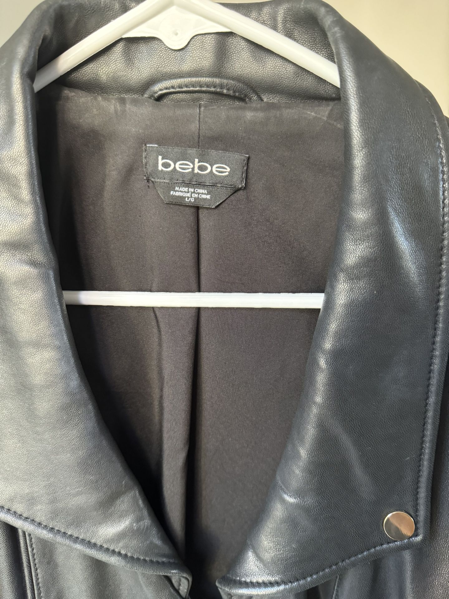 Bebe Moto Leather Jacket