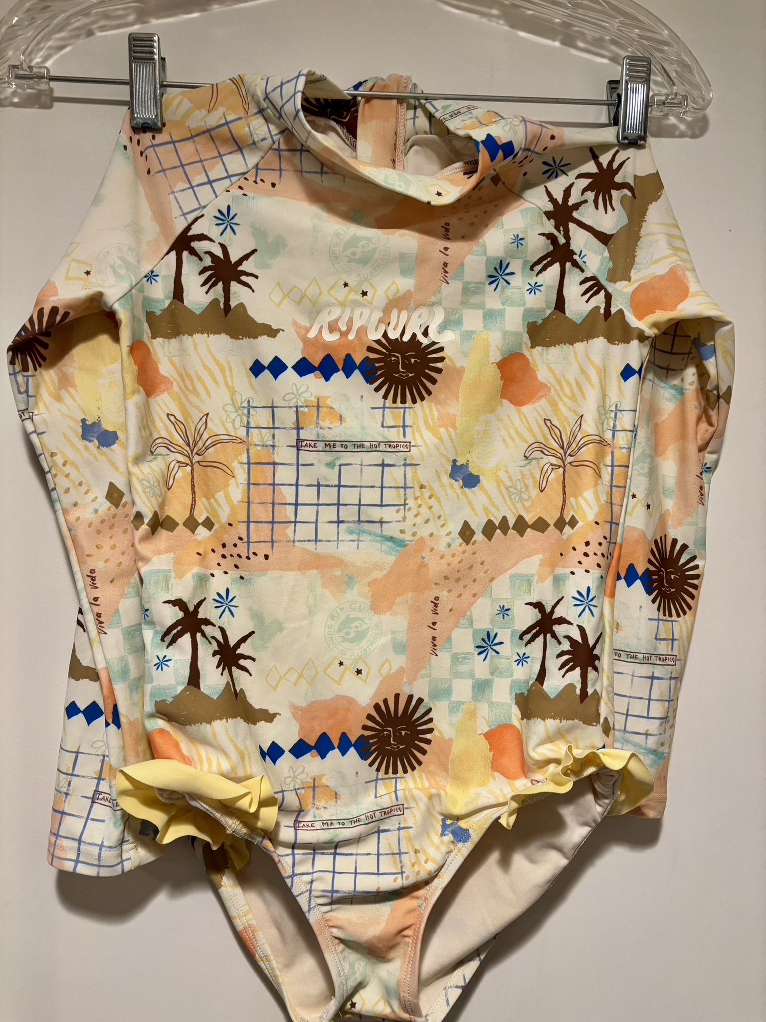 Rip Curl Long Sleeve Surfsuit/ Bathing suit Size 5/6