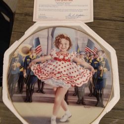 Shirley Temple Plate 