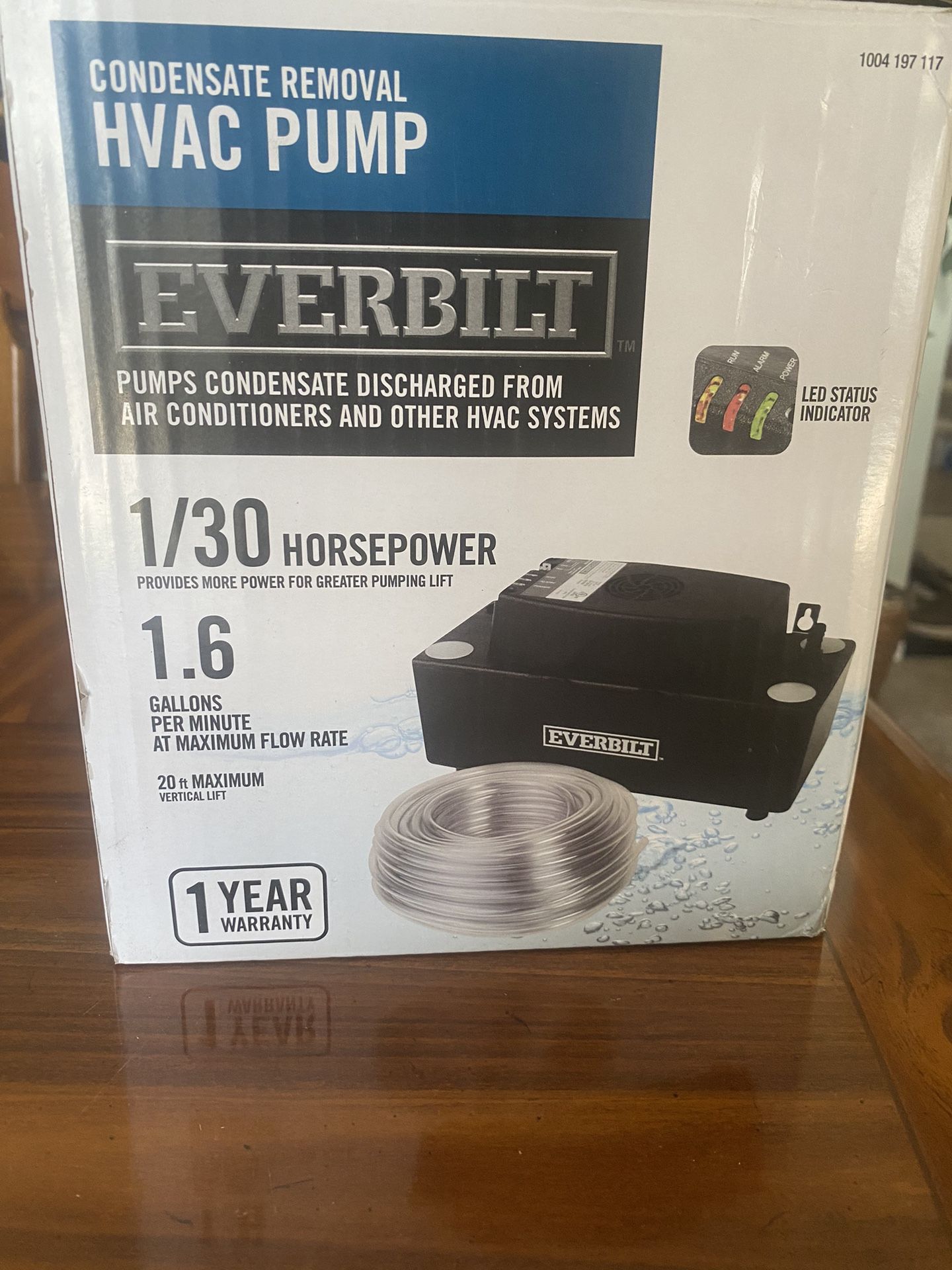 Everbuilt Condensate Pump. In Box.