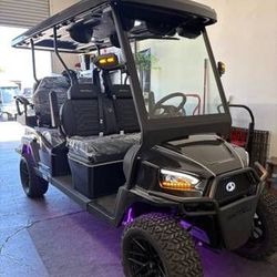 2025 GEN 2 Bintelli Nexus 6-Passenger Lifted 72-Volt Street Legal LSV Golf Cart
