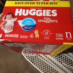 Huggies 136 Count Size: New Born 