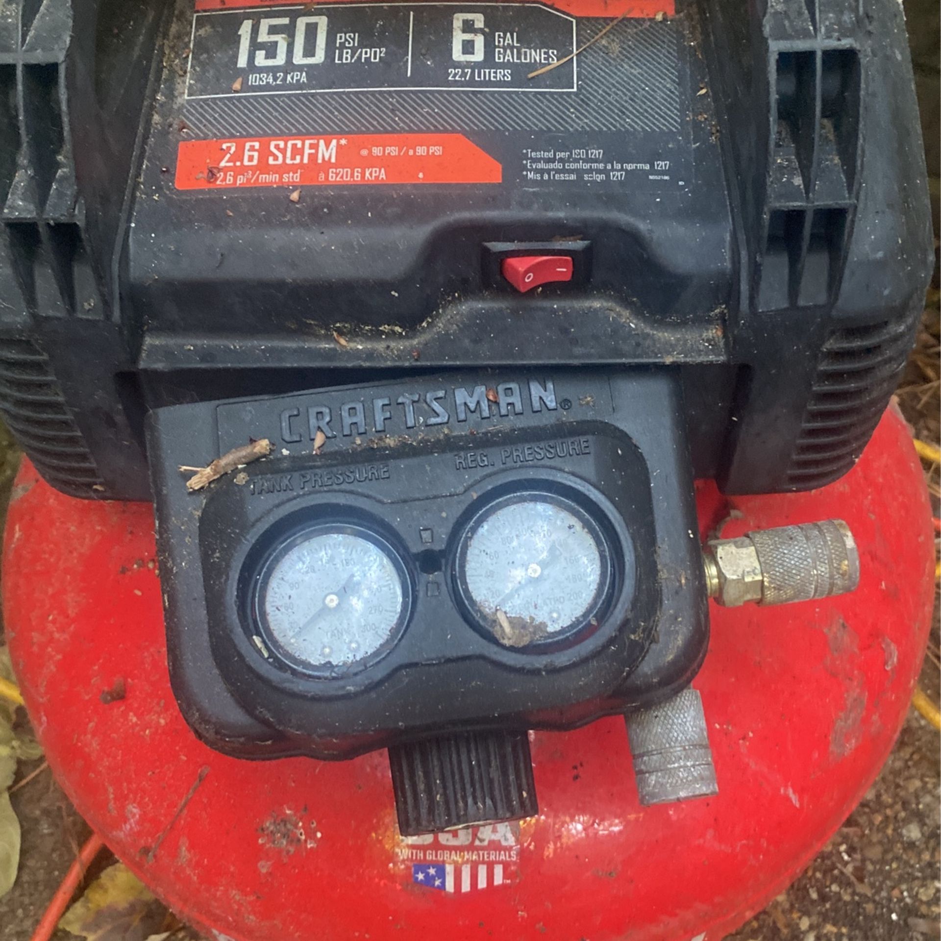 Craftsmen's 6 Gallon Air Compressor