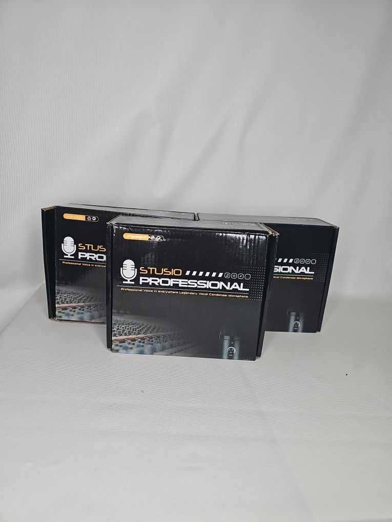 3 Microphone Professional Microphone Serie Studio 