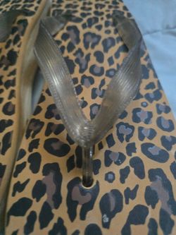 Az animal printer sandalia con plataforma sz 8