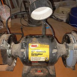 Bench Grinder With Light