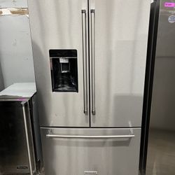 KitchenAid Counter Depth Stainless Steel Fridge French Door
