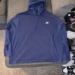 NIKE NAVY BLUE HOODIE