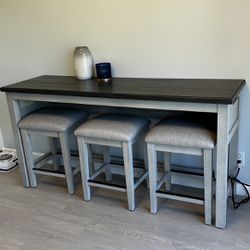 Console Table And Stools 