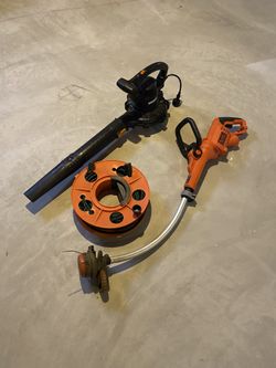 Yard blower and trimmer