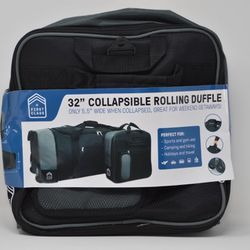 32” Collapsible Rolling Duffle Bag