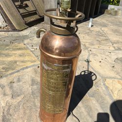 Antique Lamp Fire Extinguisher 
