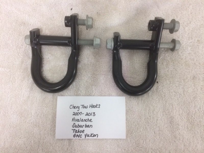 Chevy tow hooks