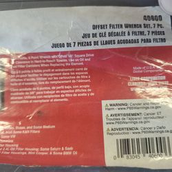 Lisle offset filter wrench 7 pc