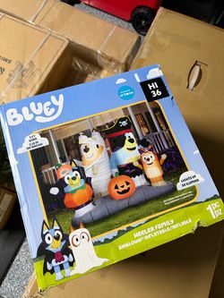 Bluey Halloween inflatable