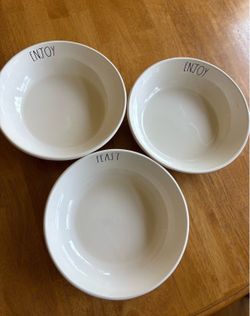Set of 3 Rae Dunn Pasta Bowls
