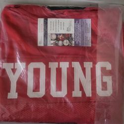 Steve Young Autographed Jersey 