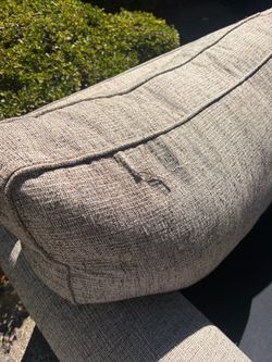Brown/earth tone Woven Fabric Sofa Cushion
