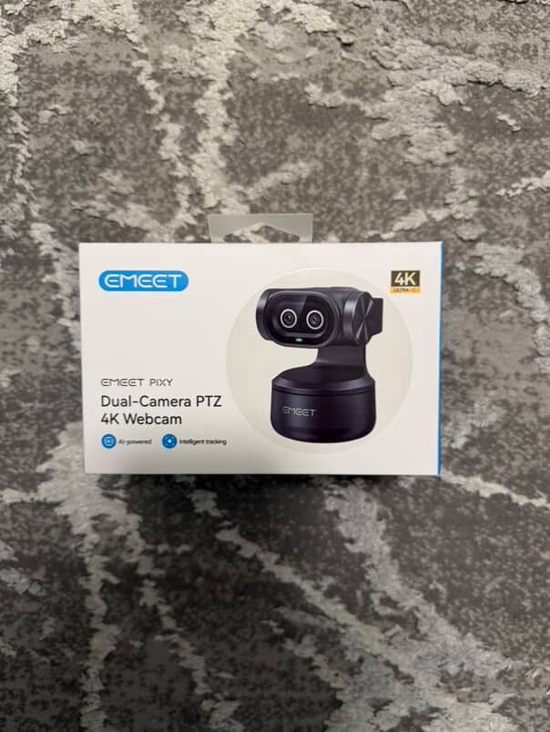 EMEET PIXY Dual-Camera AI-Powered PTZ Camera 4K, 4K Webcam