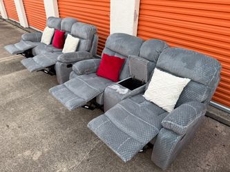 Set Sofá Reclinable Nuevos Con Etiquetas $599 Precio Firme No Delivery