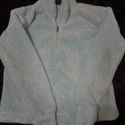 Teal quarter zip