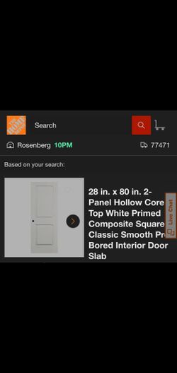 2 Panel Door With Hindges 32x80