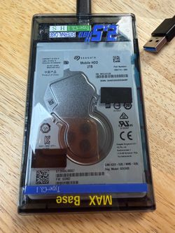 Seagate 2TB Mobile HDD in USB 3.1 Enclosure