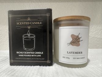 Lavender scented Soy Wax Candle, Colton Wick  Quality To Trust