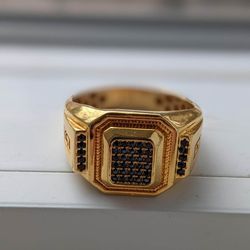 21k Solid Gold Ring Size 10.5  13.2gr