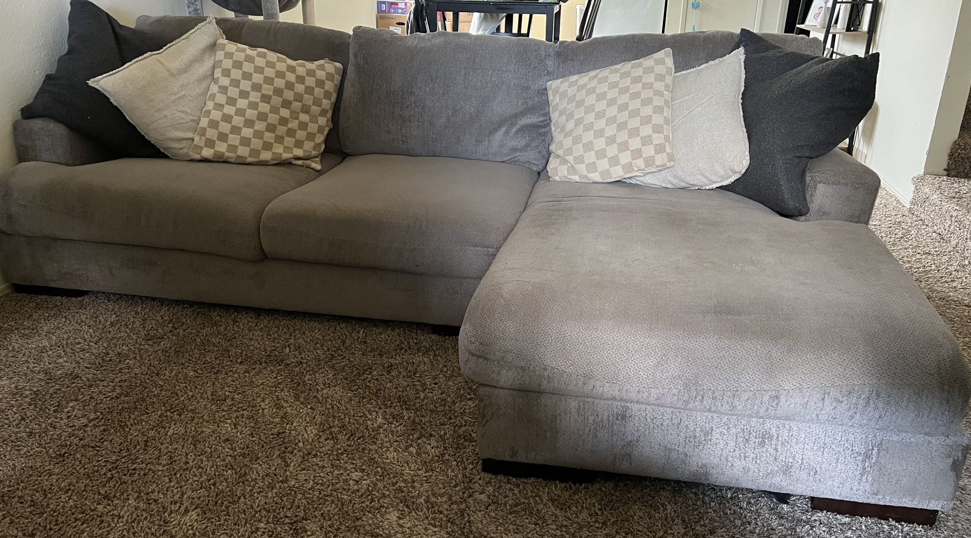 Gray Sectional Couch