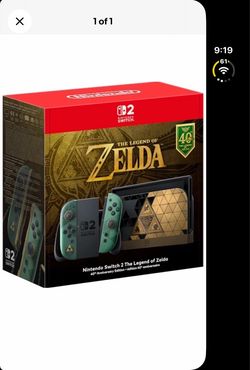 Nintendo Switch 2 The Legend of Zelda Edition 40th Anniversary