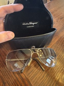 Vintage Ferragamo Aviator Glasses