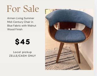 Armen Living Summer Mid-Century Chair
